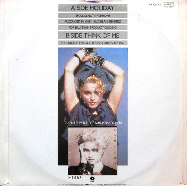 Madonna : Holiday (12", Single, Cop)