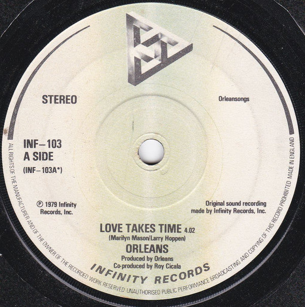 Orleans : Love Takes Time (7")