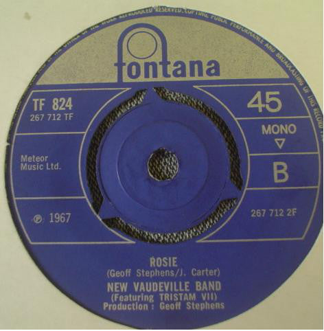The New Vaudeville Band : Finchley Central (7", Single, Mono)