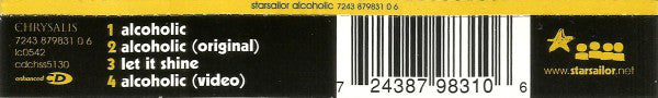 Starsailor : Alcoholic (CD, Single, Enh, CD1)