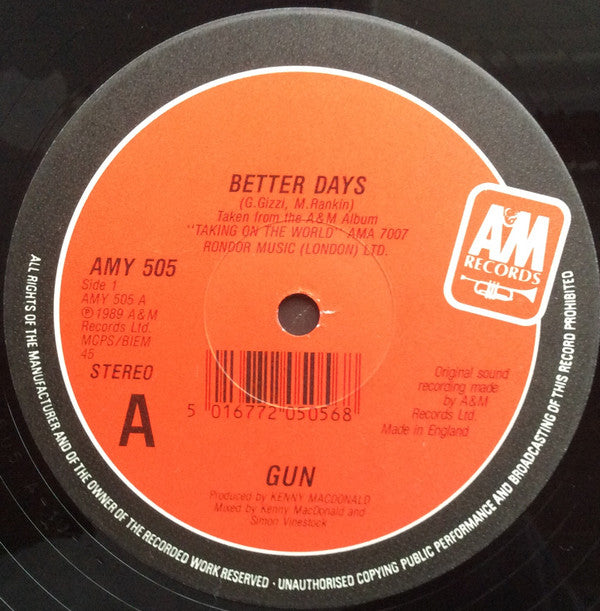 Gun (2) : Better Days (12")