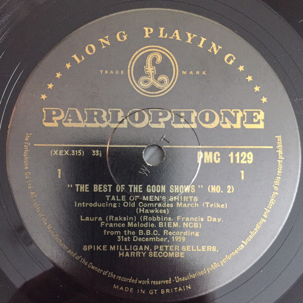 The Goons, Peter Sellers, Harry Secombe, Spike Milligan : The Best Of The Goon Shows No. 2 (LP, Mono, Gol)