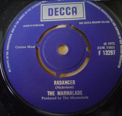 The Marmalade : Radancer (7", Single)