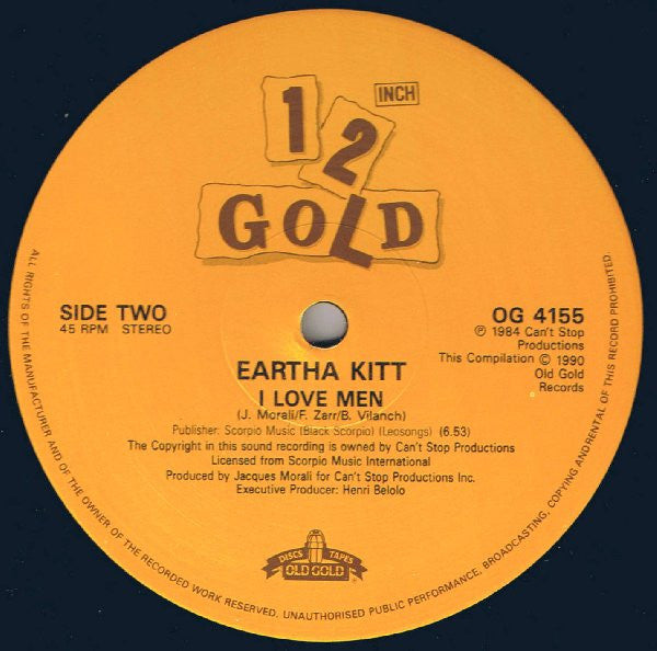 Eartha Kitt : Where Is My Man / I Love Men (12")