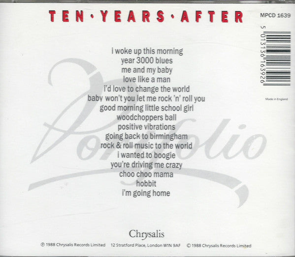 Ten Years After : Portfolio (CD, Comp)