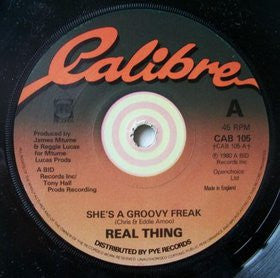 The Real Thing : She's A Groovy Freak (7")