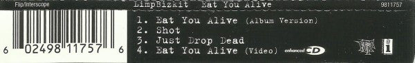 Limp Bizkit : Eat You Alive (CD, Single, Enh)