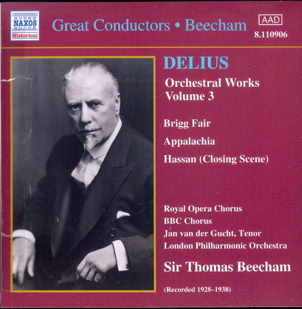Frederick Delius, The London Philharmonic Orchestra, Sir Thomas Beecham : Delius Orchestral Works, Volume 3 (CD, Comp)