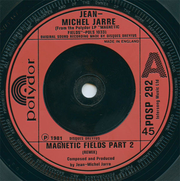 Jean-Michel Jarre : Magnetic Fields Part II (7", Single)