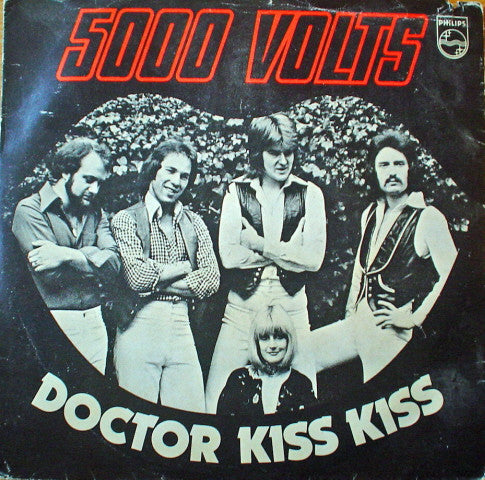 5000 Volts : Doctor Kiss Kiss (7", Single, Blu)