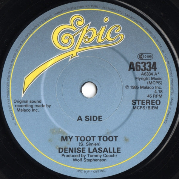 Denise LaSalle : My Toot Toot (7", Single, Ast)
