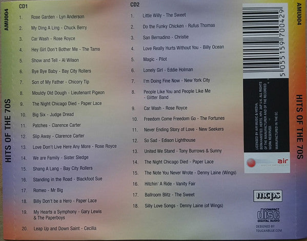 Various : Hits Of The 70's (41 Tracks On Two Discs) (2xCD, Comp)