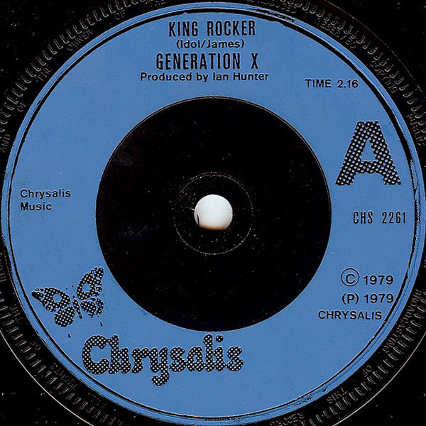 Generation X (4) : King Rocker (7", Single, Inj)