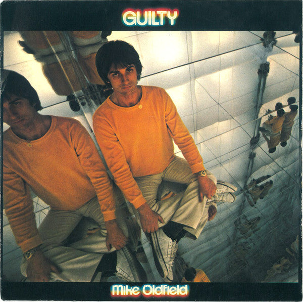 Mike Oldfield : Guilty (7", Single, Red)