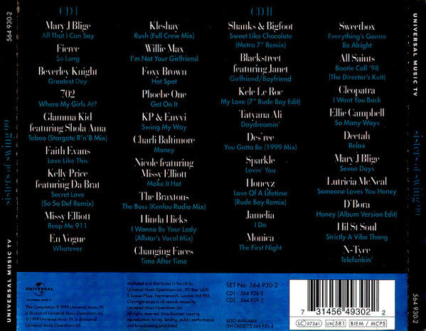 Various : Sisters Of Swing 99 (2xCD, Comp)