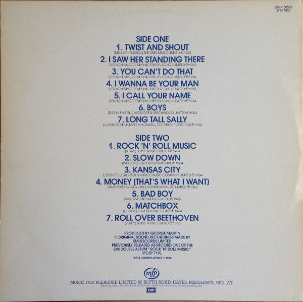 The Beatles : Rock 'N' Roll Music Vol. 1 (LP, Comp)