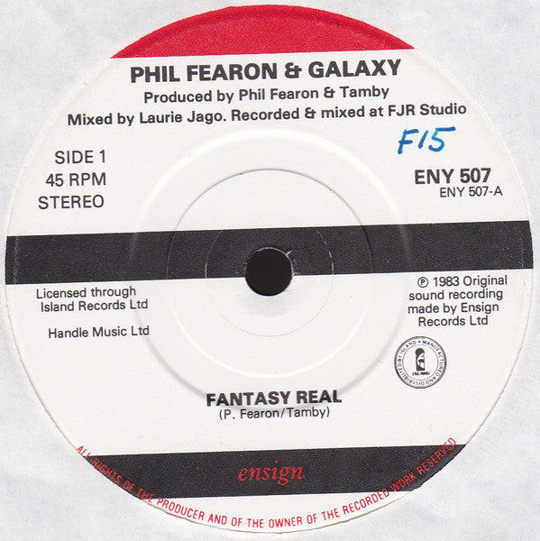 Phil Fearon & Galaxy : Fantasy Real (7", Single)
