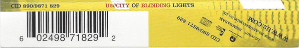 U2 : City Of Blinding Lights (CD, Single)