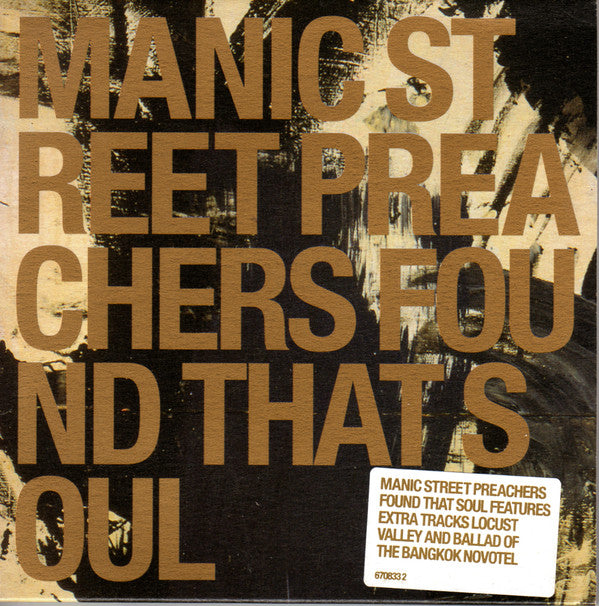 Manic Street Preachers : Found That Soul (CD, Single)