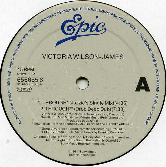 Victoria Wilson-James : Through (12", Single)