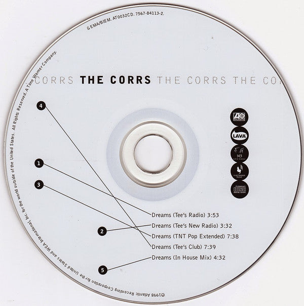 The Corrs : Dreams (CD, Single, CD )