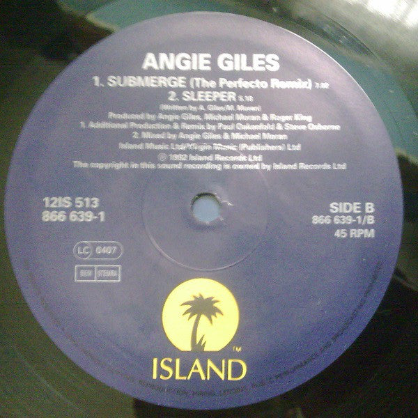 Angie Giles : Submerge (12")