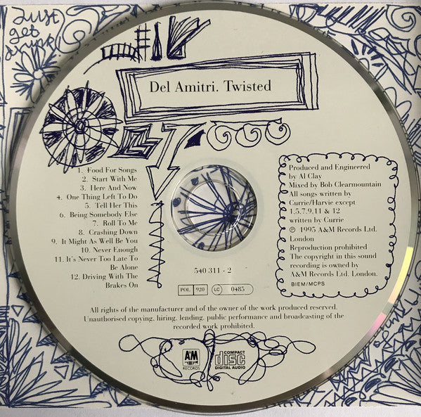 Del Amitri : Twisted (CD, Album)