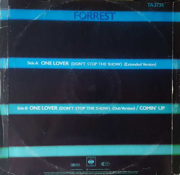 Forrest : One Lover (Don't Stop The Show) (Extended Version) (12")
