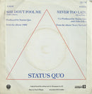 Status Quo : She Don't Fool Me (7", Single)
