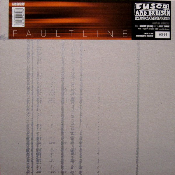 Faultline : Control (10", Ltd)