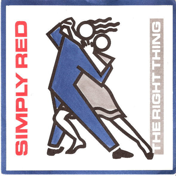 Simply Red : The Right Thing (7", Single, Sil)