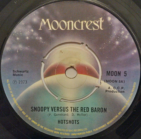 The Hotshots : Snoopy Versus The Red Baron (7", Single)