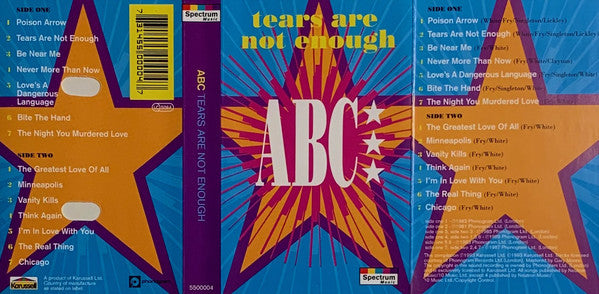 ABC : Tears Are Not Enough (Cass, Comp)