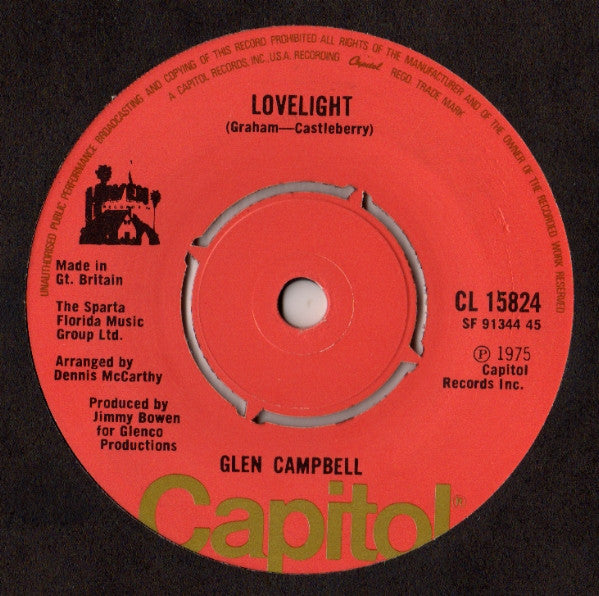 Glen Campbell : Rhinestone Cowboy (7", Single, Kno)