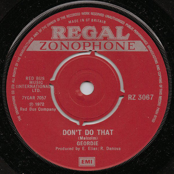 Geordie : Don't Do That (7", Single)