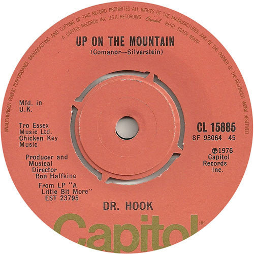Dr. Hook : If Not You / Up On The Mountain (7", Single)