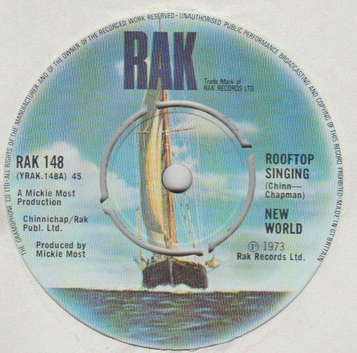 New World (3) : Rooftop Singing  (7")