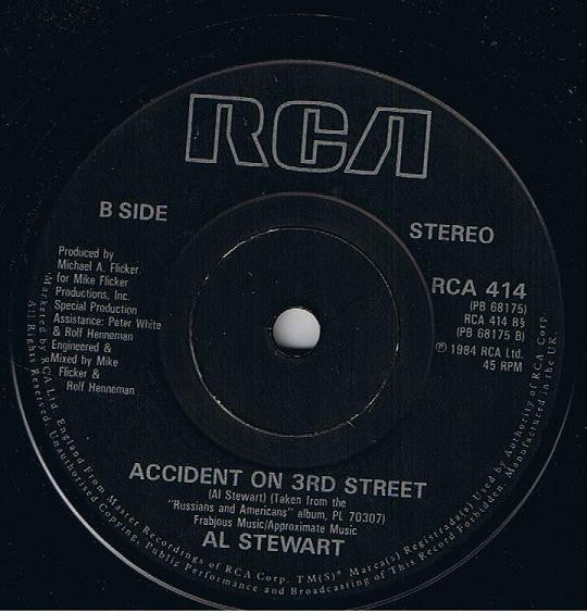 Al Stewart : Lori, Don't Go Right Now (7", Single)