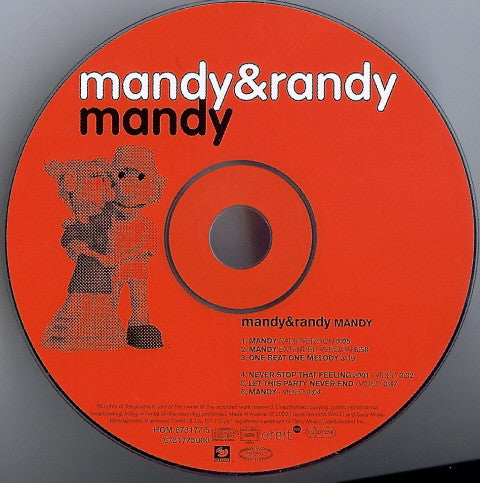 Mandy & Randy : Mandy (CD, Maxi, Enh)