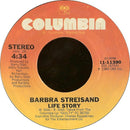 Barbra Streisand & Barry Gibb : Guilty (7", Single, Styrene, Pit)
