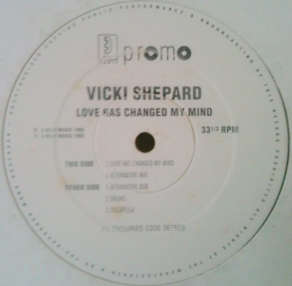 Vicki Shepard : Love Has Changed My Mind (12", Promo)