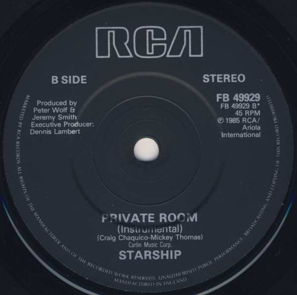 Starship (2) : We Built This City (7", Single)