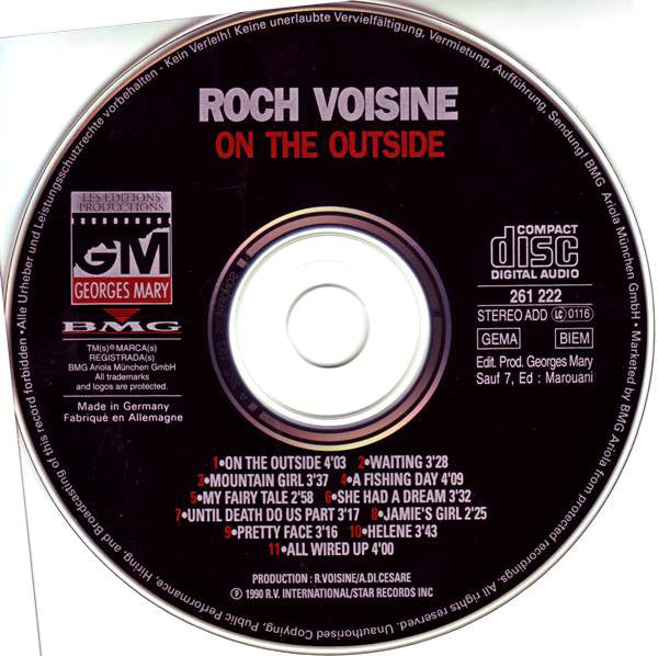 Roch Voisine : On The Outside (CD, Album)