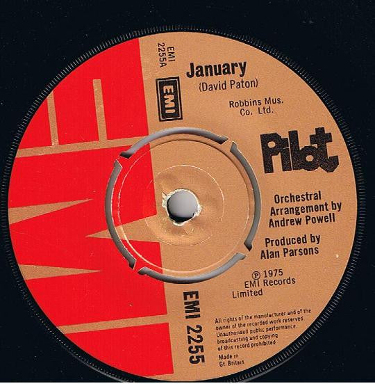 Pilot : January (7", Single, 4-P)