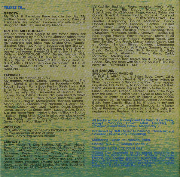 Saïan Supa Crew : X Raisons - International Version (CD, Album, Enh)