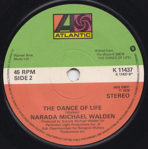 Narada Michael Walden : Tonight I'm Alright (7", Single)