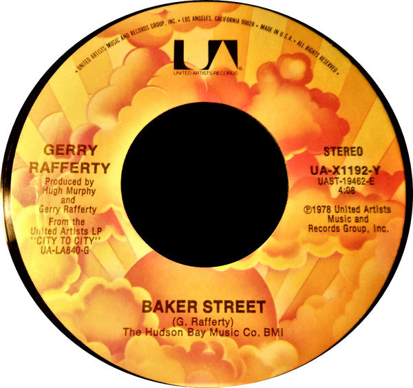 Gerry Rafferty : Baker Street (7", Single, Styrene, Ter)