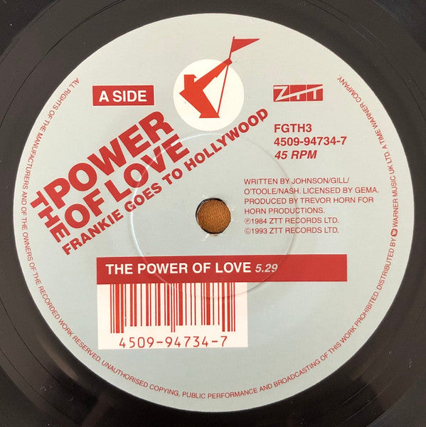 Frankie Goes To Hollywood : The Power Of Love (7", Single, Pap)