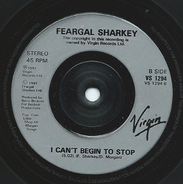 Feargal Sharkey : I've Got News For You (7", Single)