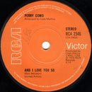 Perry Como : And I Love You So (7", Sol)